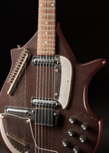 Jerry Jones Sitar Red/Black Crackle