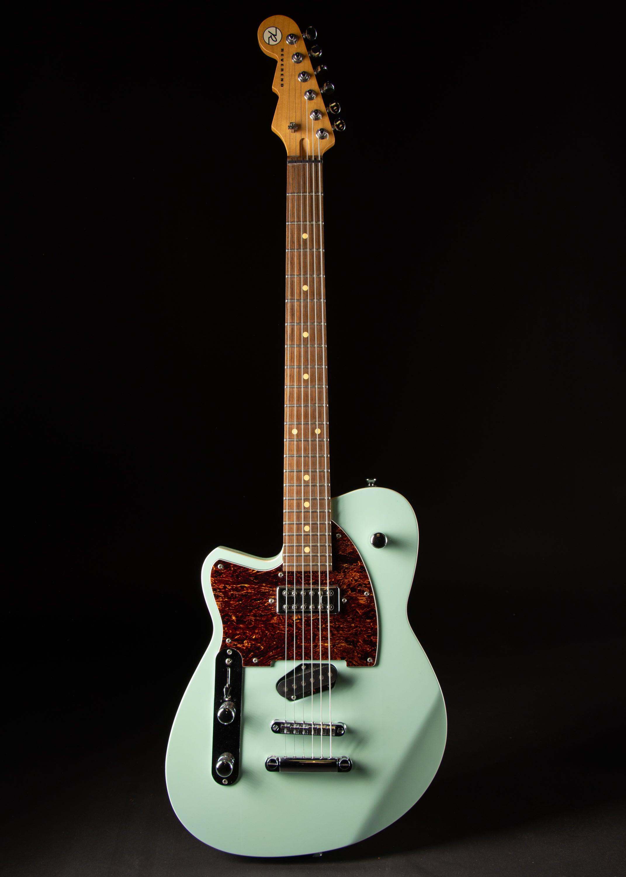 Recent Reverend Buckshot Lefty Surf Green – Music City Vintage Guitars