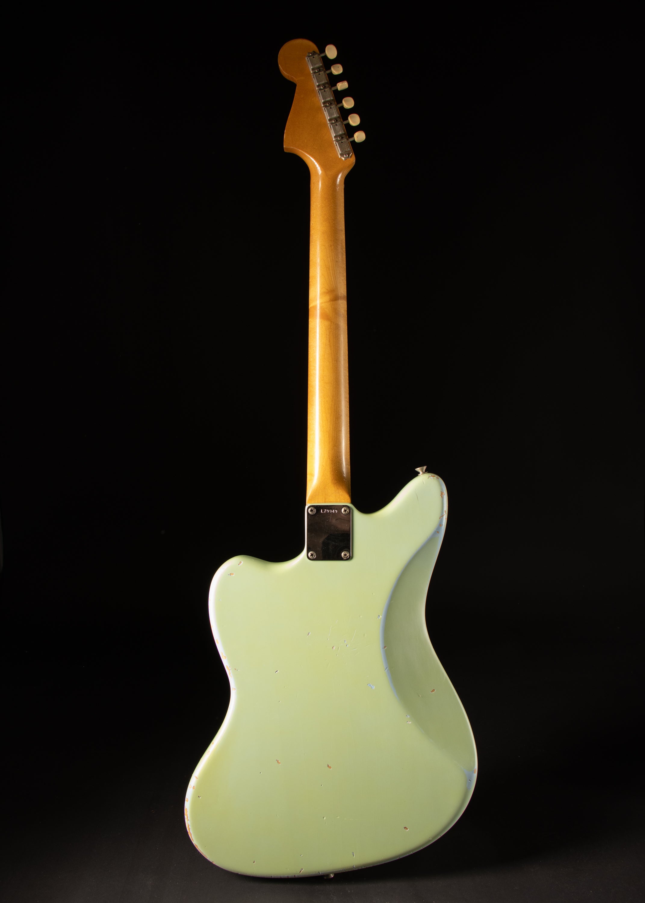 1965 Fender Jazzmaster Aged Sonic Blue Refin – Music City Vintage