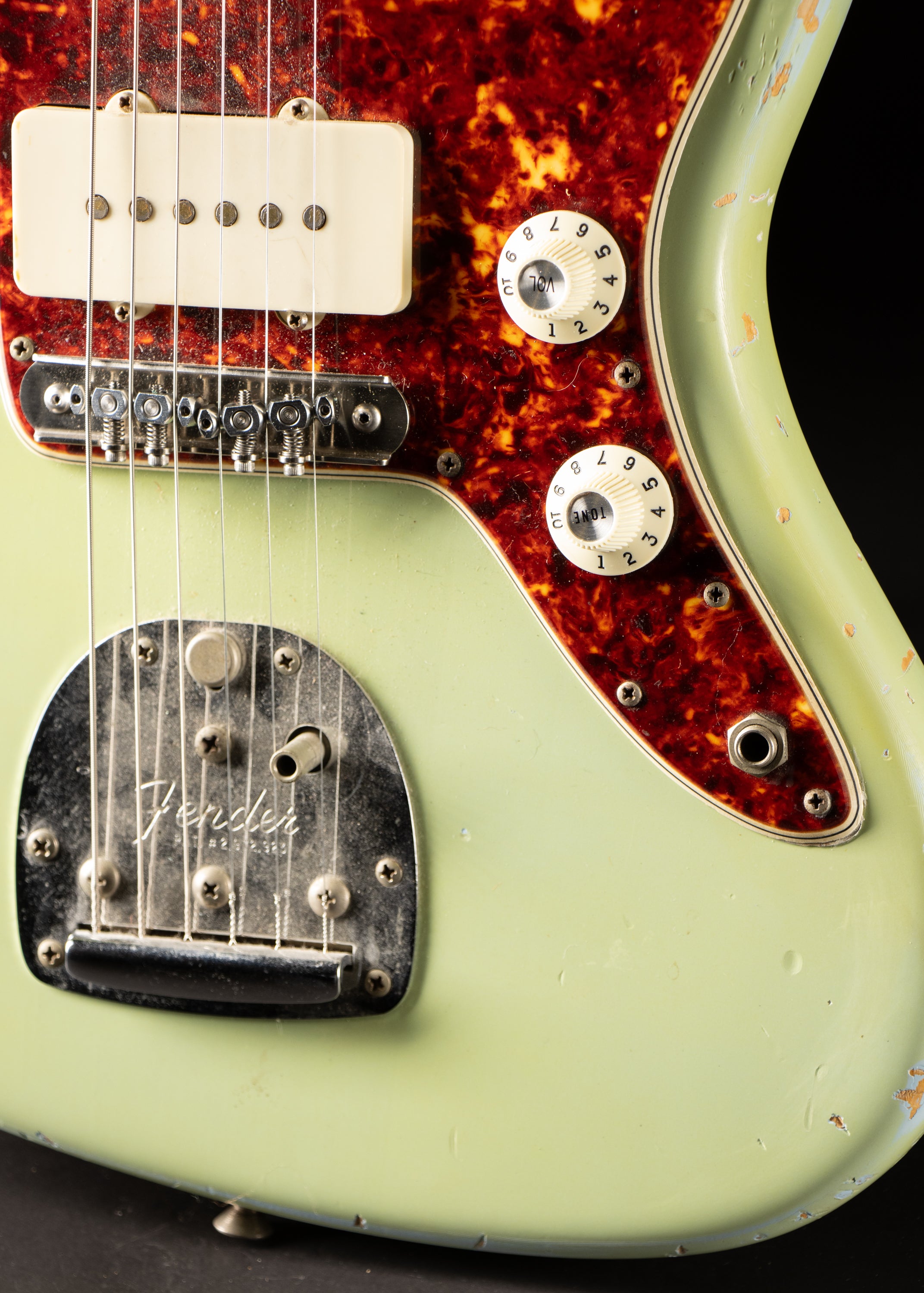 1965 Fender Jazzmaster Aged Sonic Blue Refin – Music City Vintage