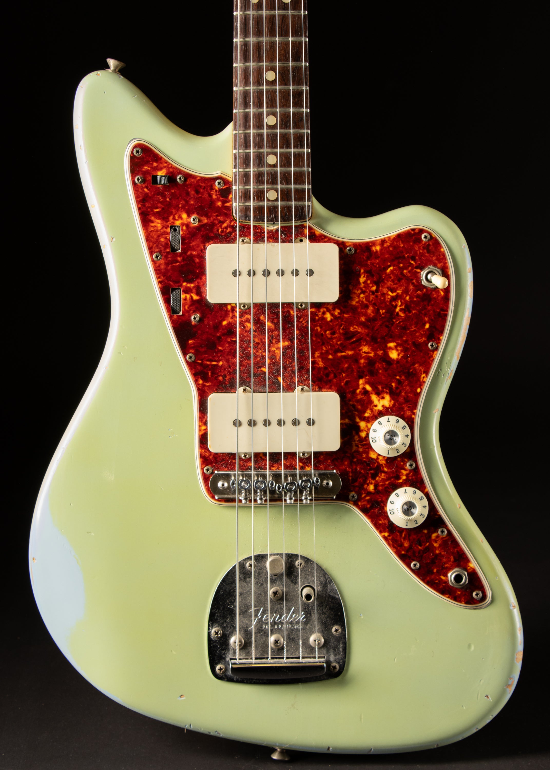 1965 Fender Jazzmaster Aged Sonic Blue Refin – Music City Vintage