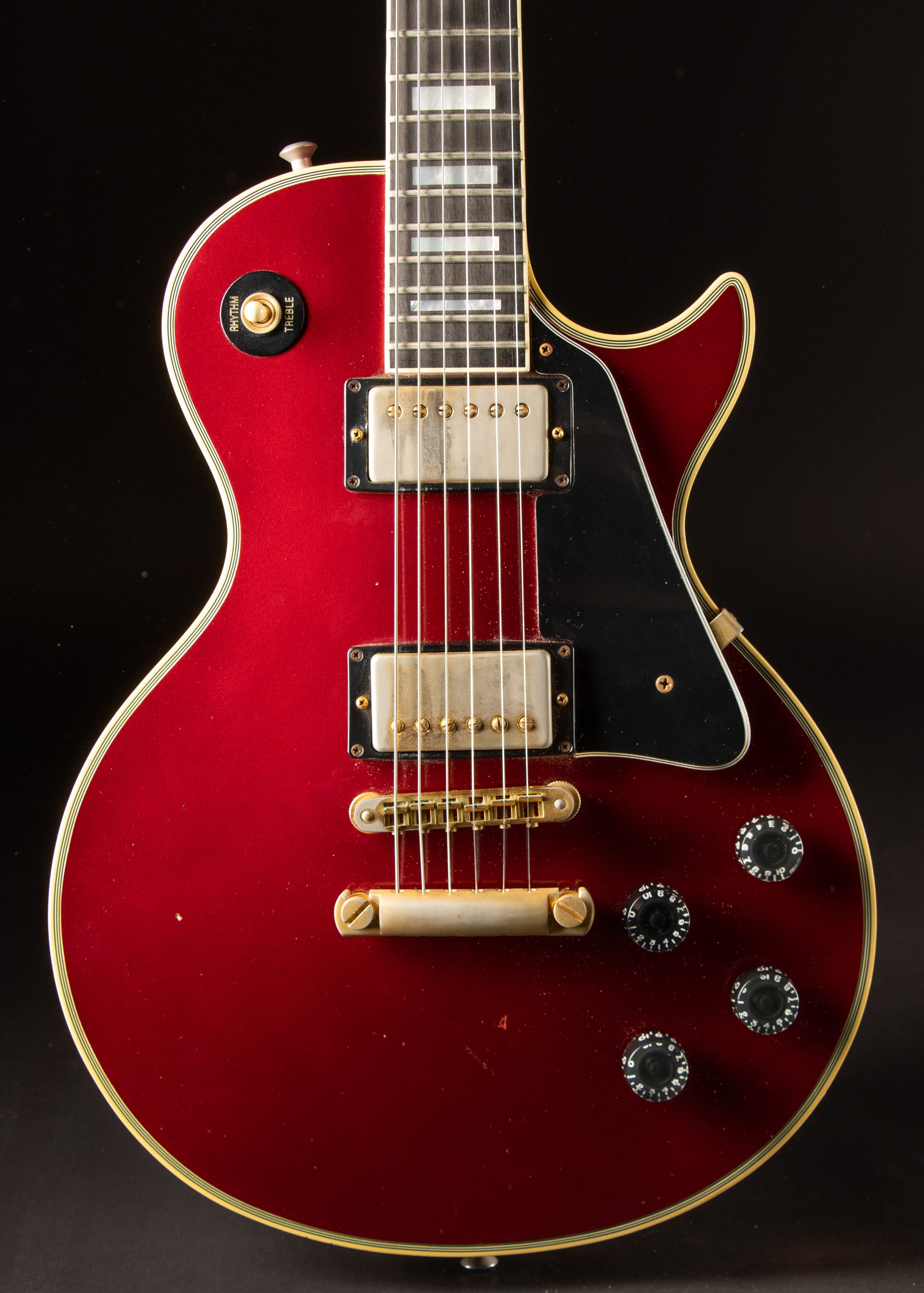 1981 Gibson Les Paul Custom Metallic Red – Music City Vintage Guitars