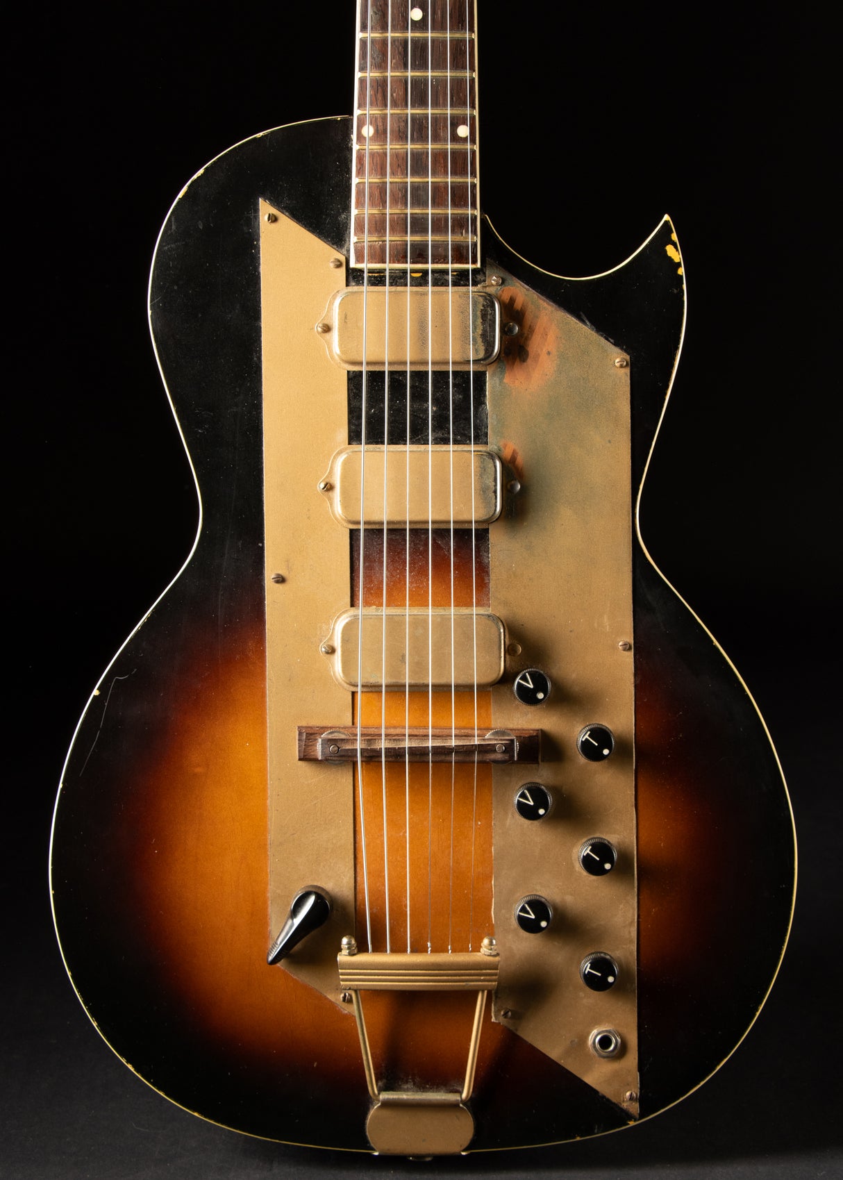1960s Kay Value Leader Sunburst w/gig bag