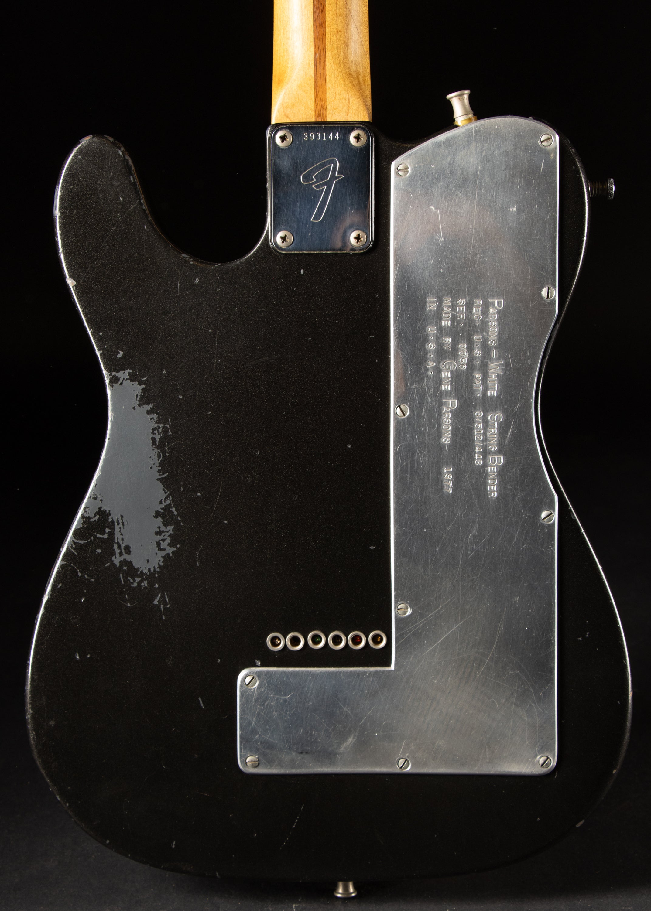 1973 Fender Telecaster Black w/ Gene Parsons String Bender – Music