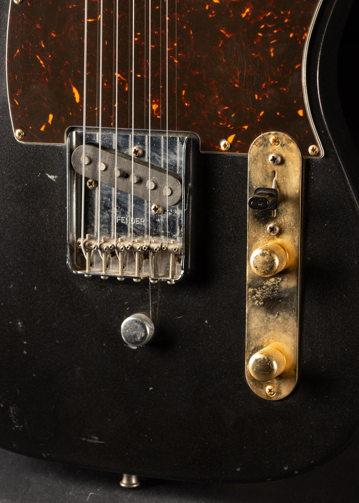 1973 Fender Telecaster Black w/ Gene Parsons String Bender