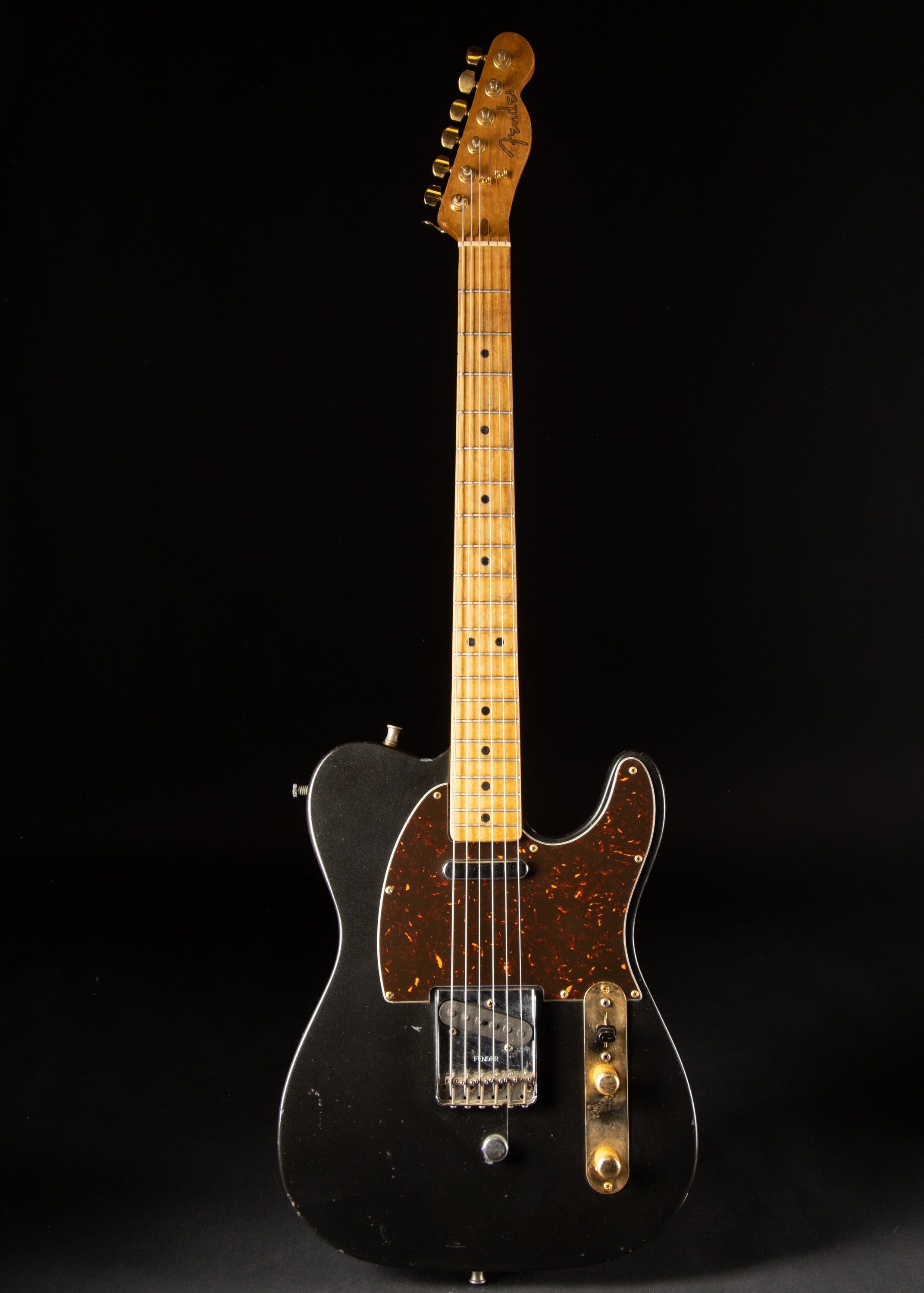 1973 Fender Telecaster Black w/ Gene Parsons String Bender – Music