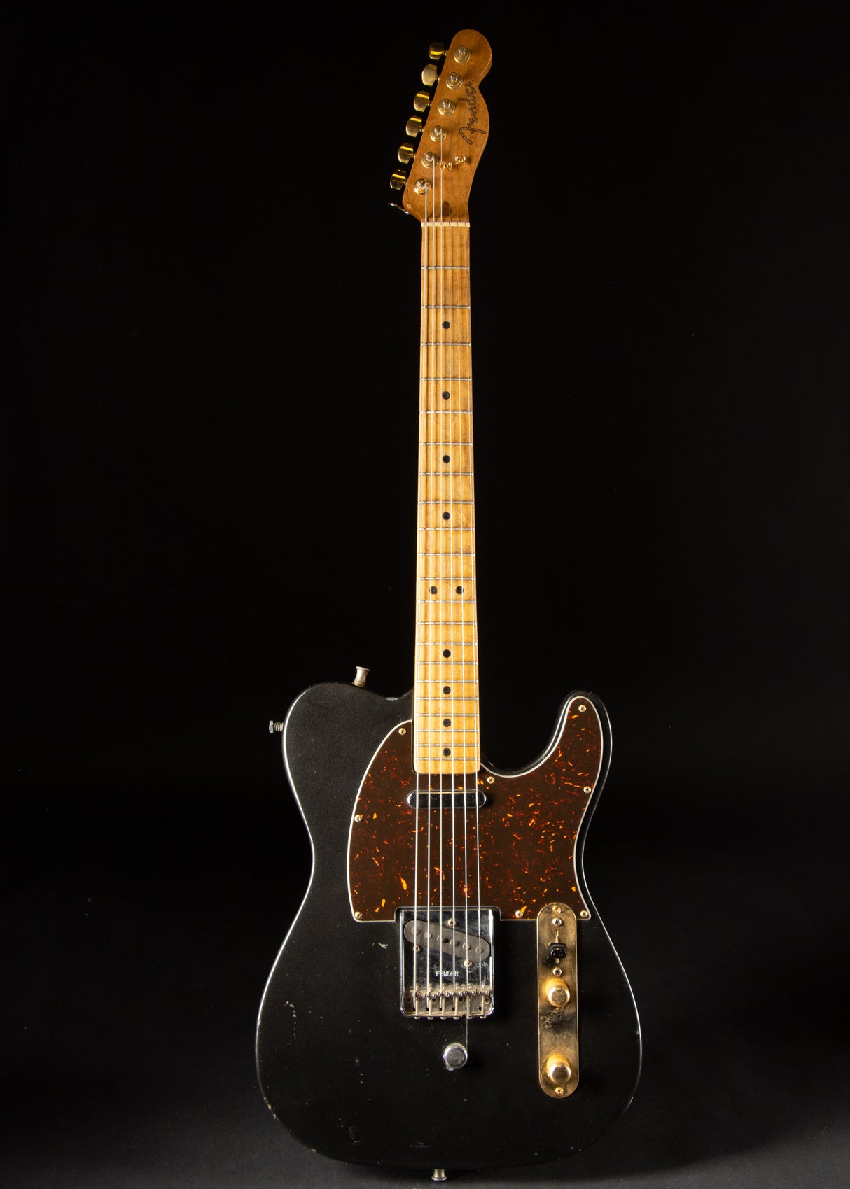 1973 Fender Telecaster Black w/ Gene Parsons String Bender