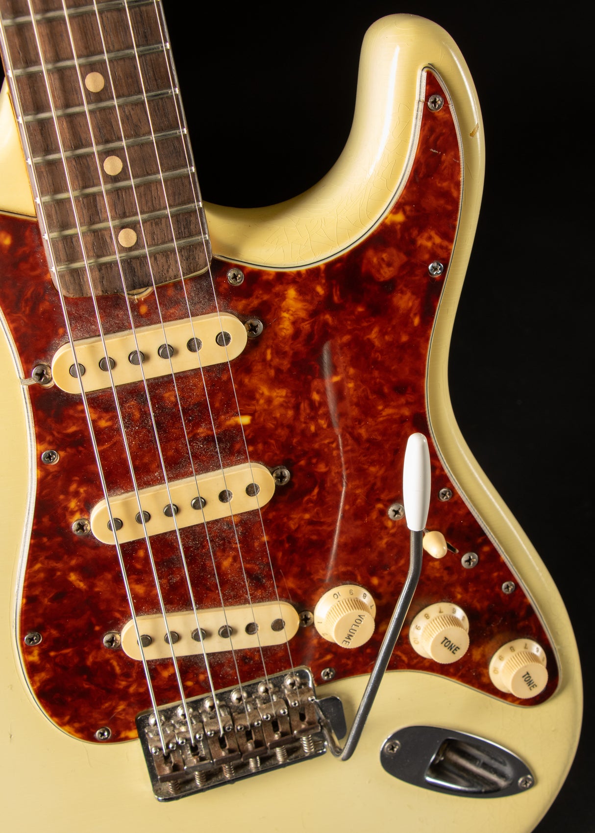 1961 Fender Stratocaster Olympic White Refin