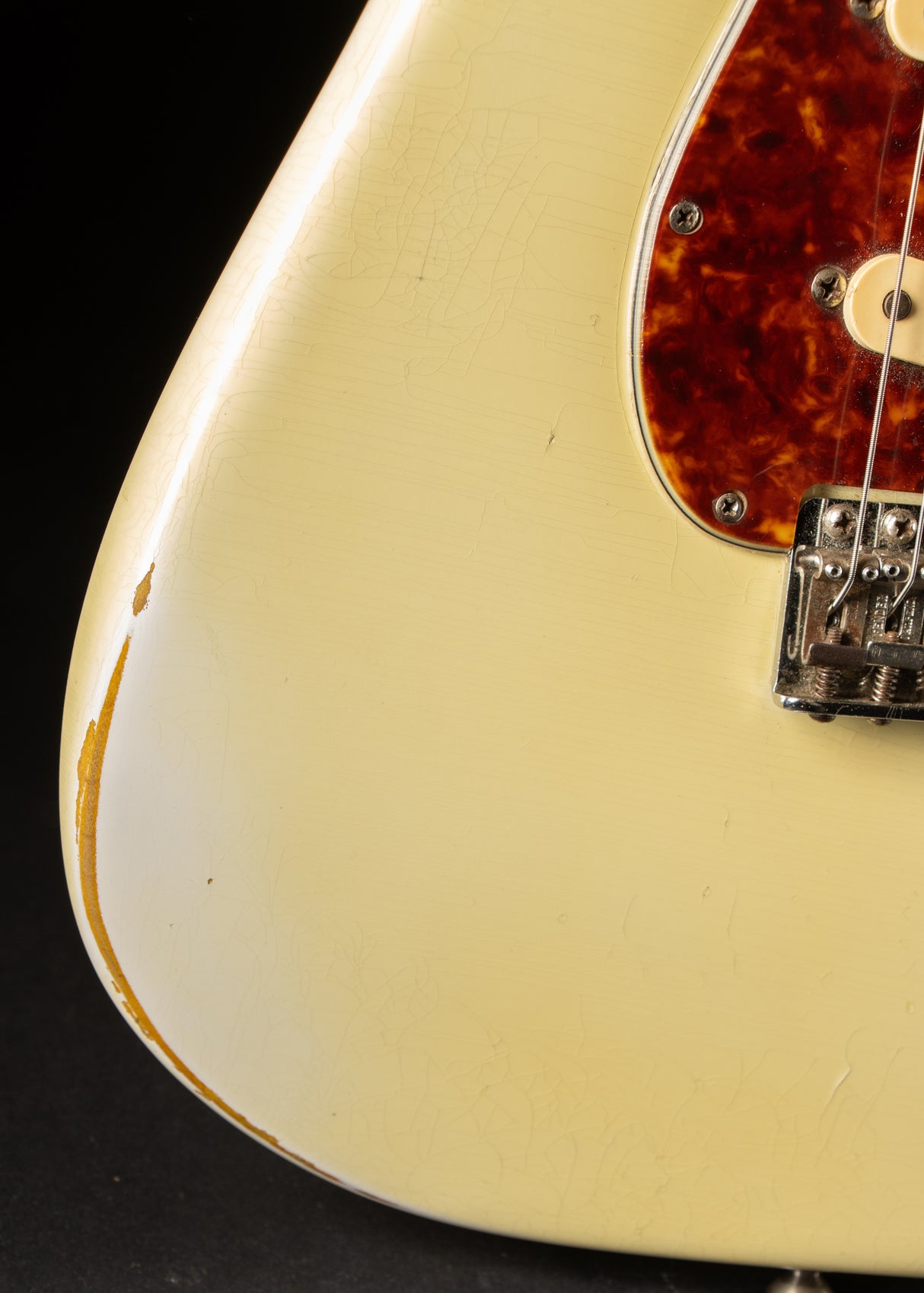 1961 Fender Stratocaster Olympic White Refin