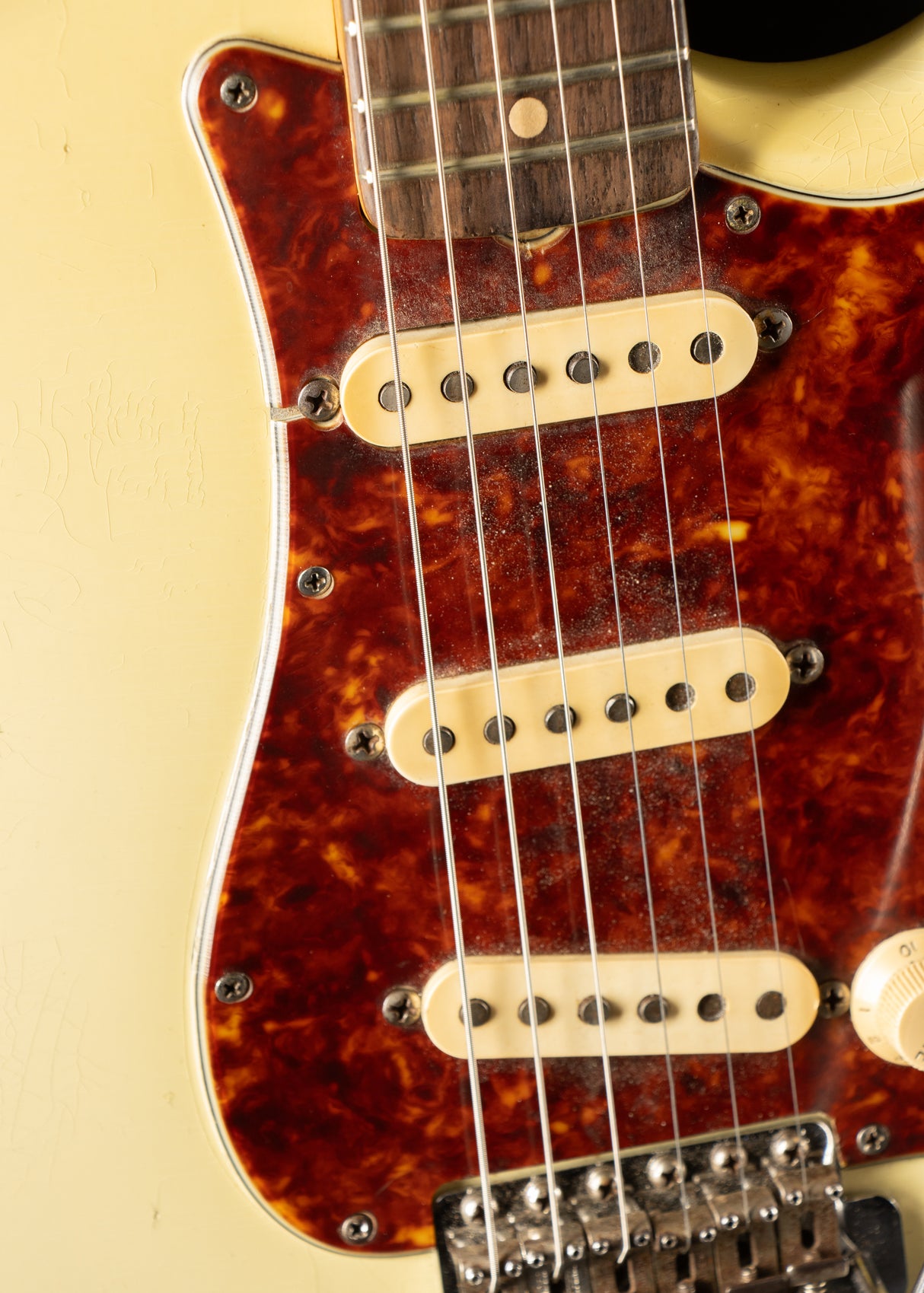 1961 Fender Stratocaster Olympic White Refin