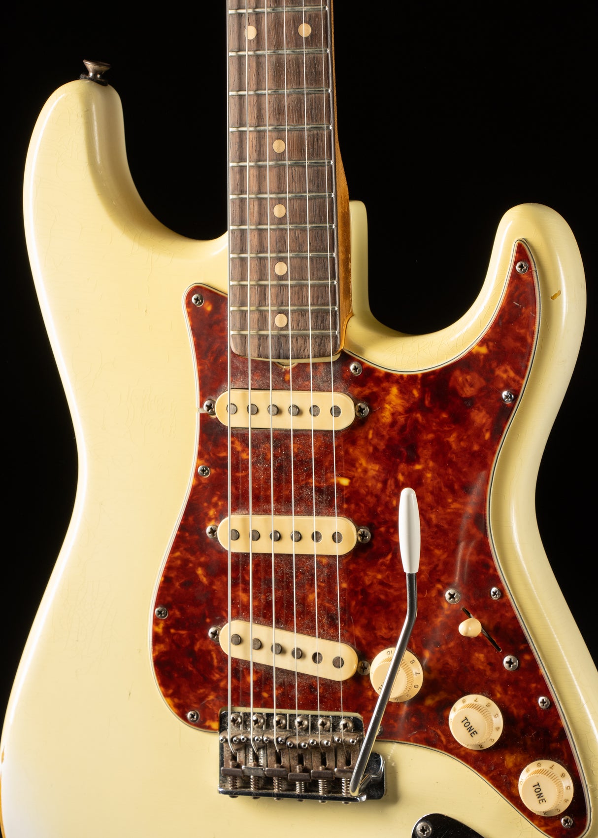 1961 Fender Stratocaster Olympic White Refin