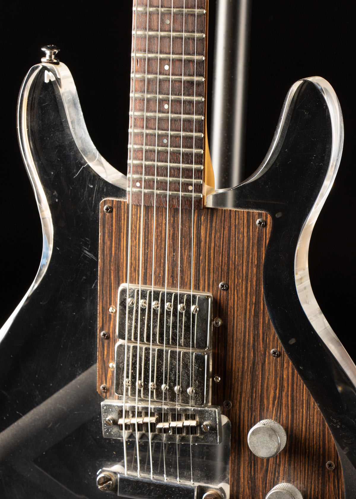 1970s Univox Lucite Dan Armstrong Clone