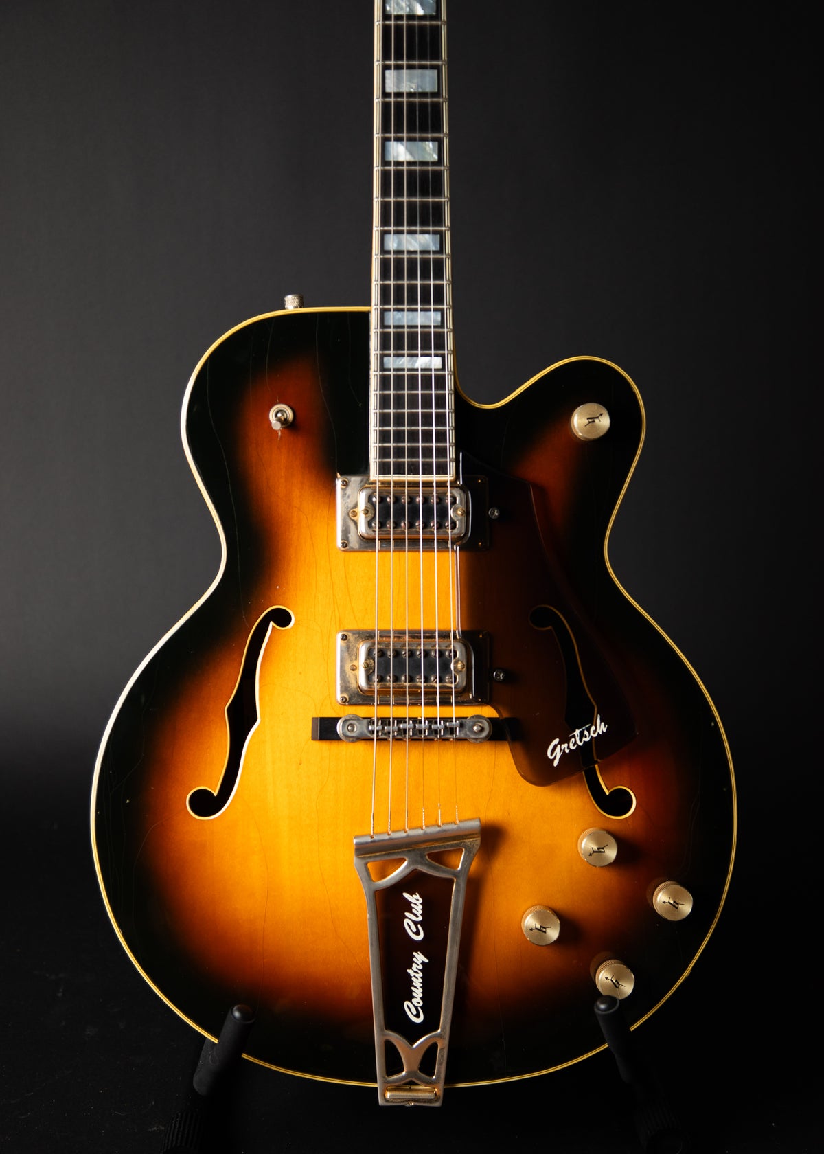1976 Gretsch Country Club Sunburst – Music City Vintage Guitars