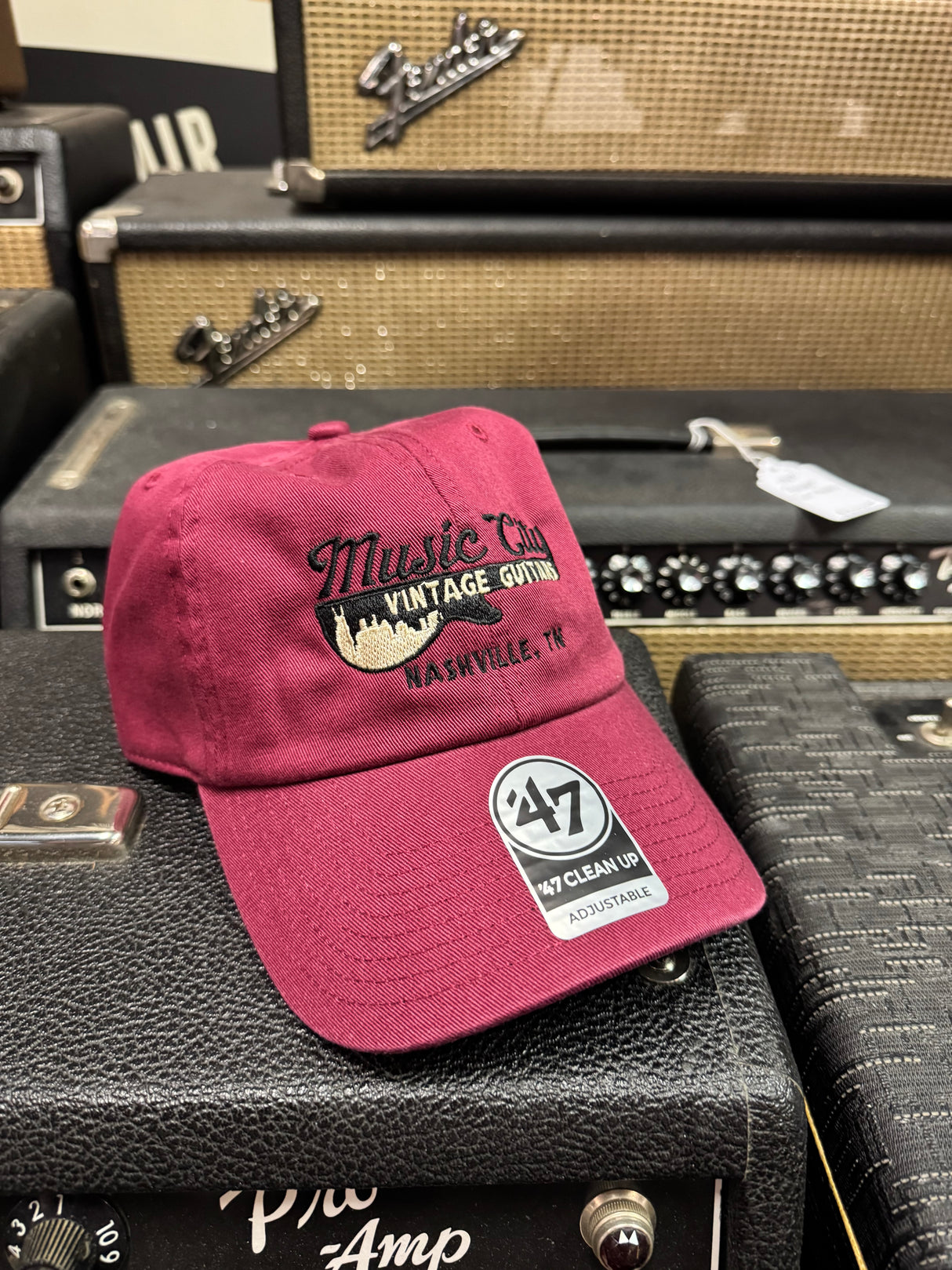 Music City Vintage Guitars '47 Brand Hat