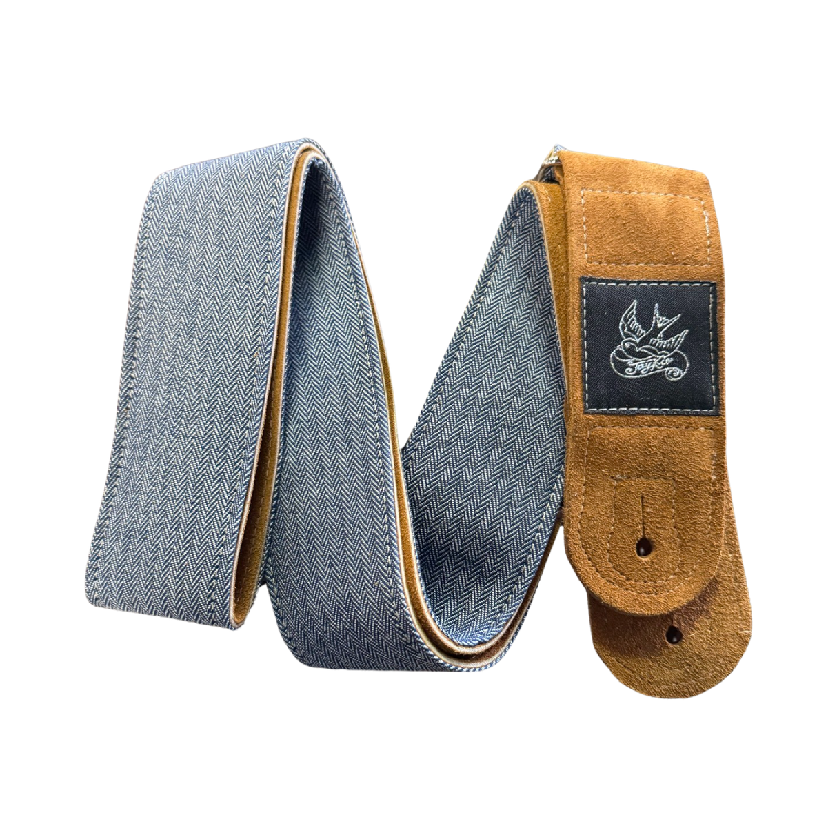 Jaykco Casey Jones - Woven Suede Guitar Strap