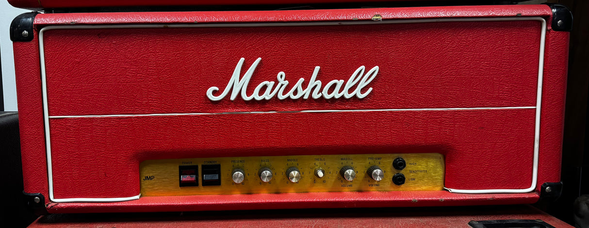 1977 Marshall JMP MkII 100w Master Model Head Red