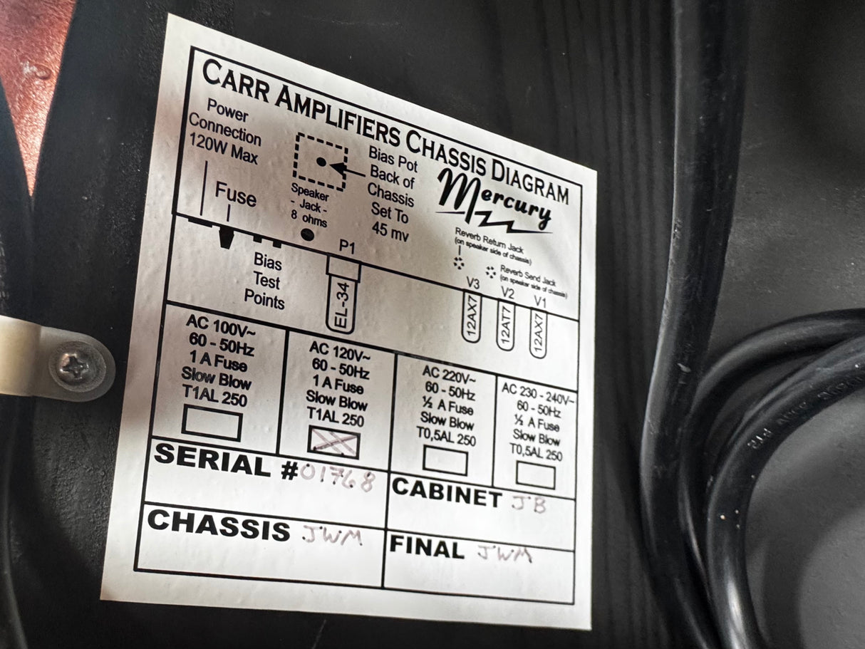 2011 Carr Mercurt Ostritcg 8w 1x12