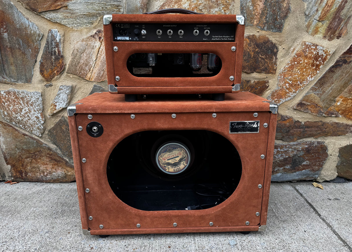 2024 Two Rock Burnside Head w/ matching 1x12 Cab Brown Suede