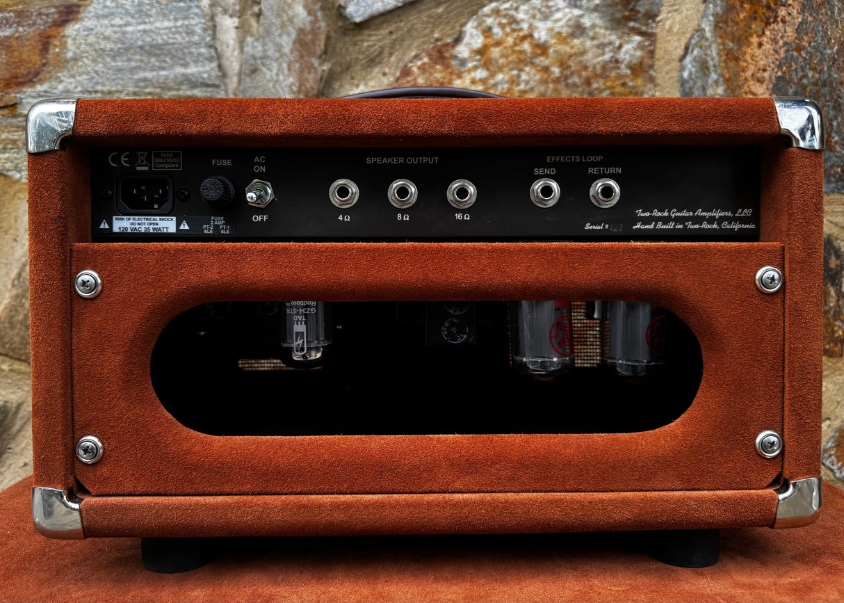 2024 Two Rock Burnside Head w/ matching 1x12 Cab Brown Suede