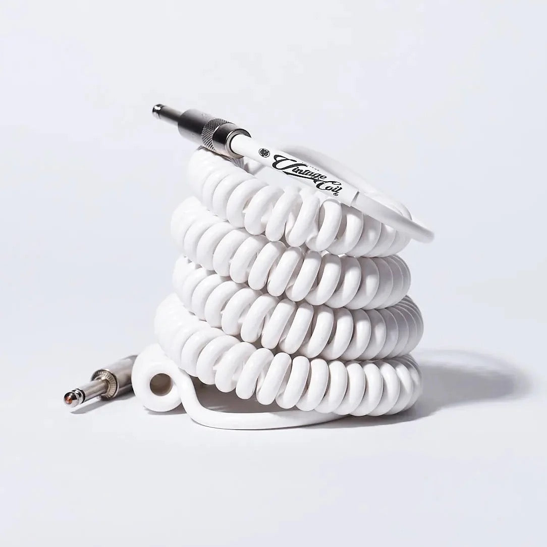 Voltage Vintage Coil White 30FT - Straight - Straight