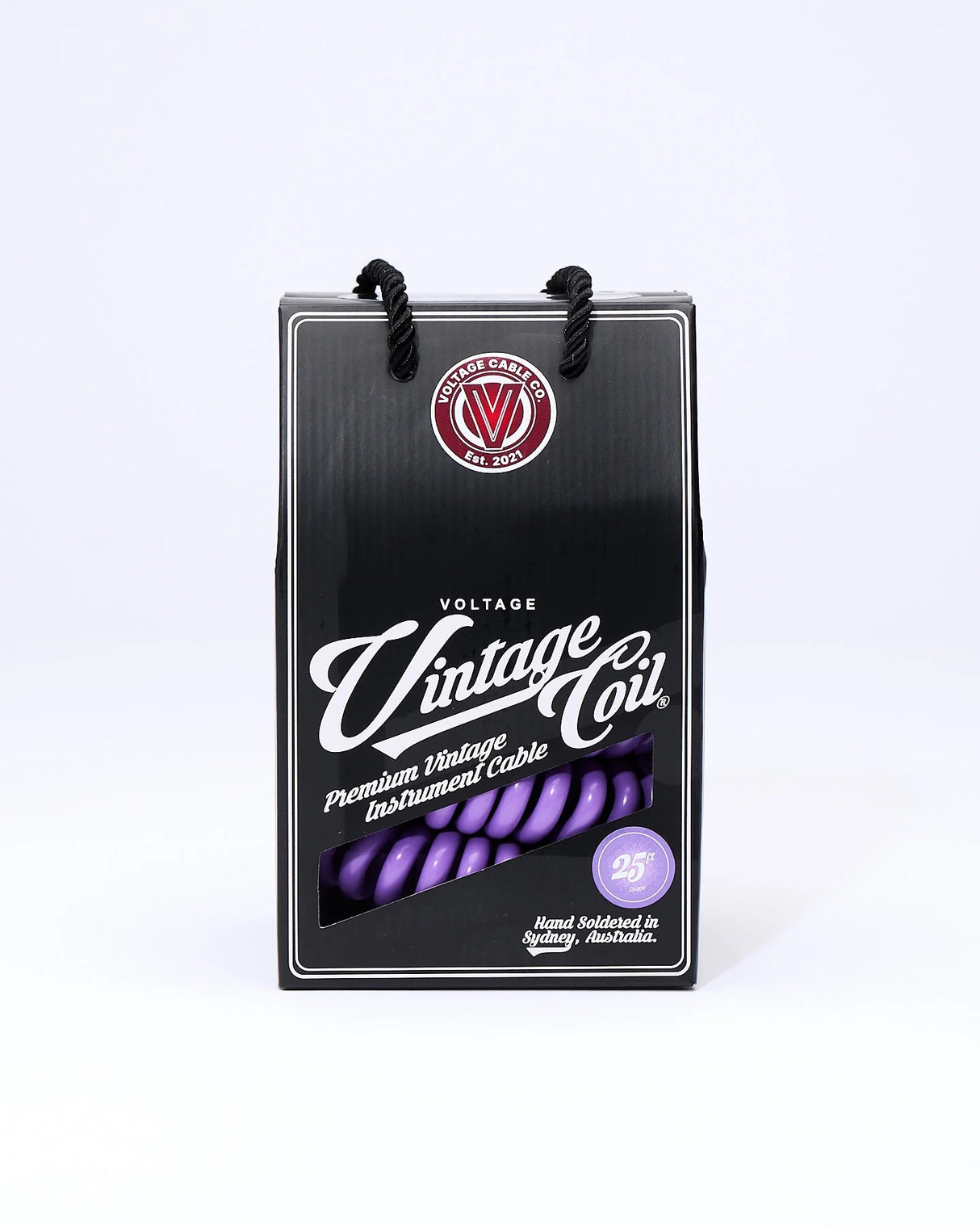 Voltage Vintage Coil Electric Grape 30FT - Straight - Right Angle