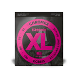D'Addario ECB81S Short Scale Chromes Flat Wound Electric Bass Strings Regular Light 45-100