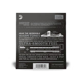 D'Addario ECB81S Short Scale Chromes Flat Wound Electric Bass Strings Regular Light 45-100