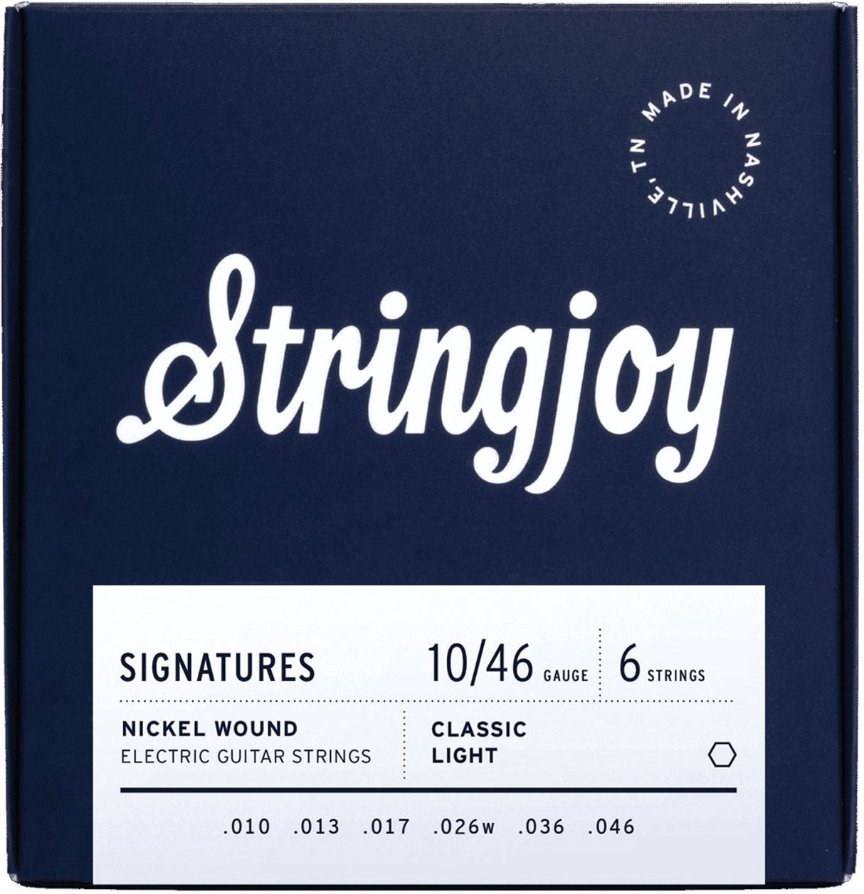 Stringjoy Signatures Nickel Wound Electric Guitar Strings Light 10-46