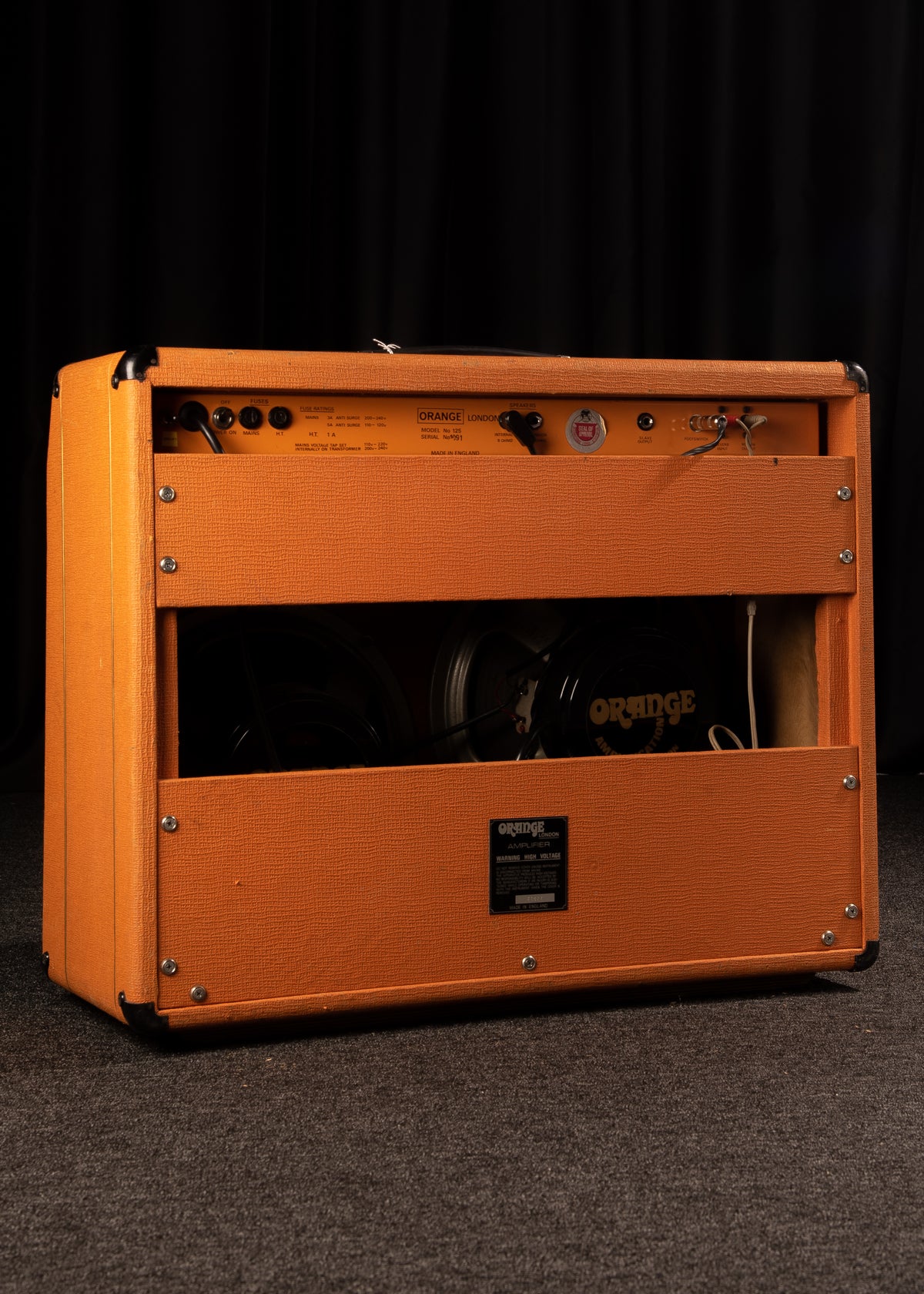 Orange Reverb Unit 1975 Orange Reverb Twin – Music City Vintage Guitars