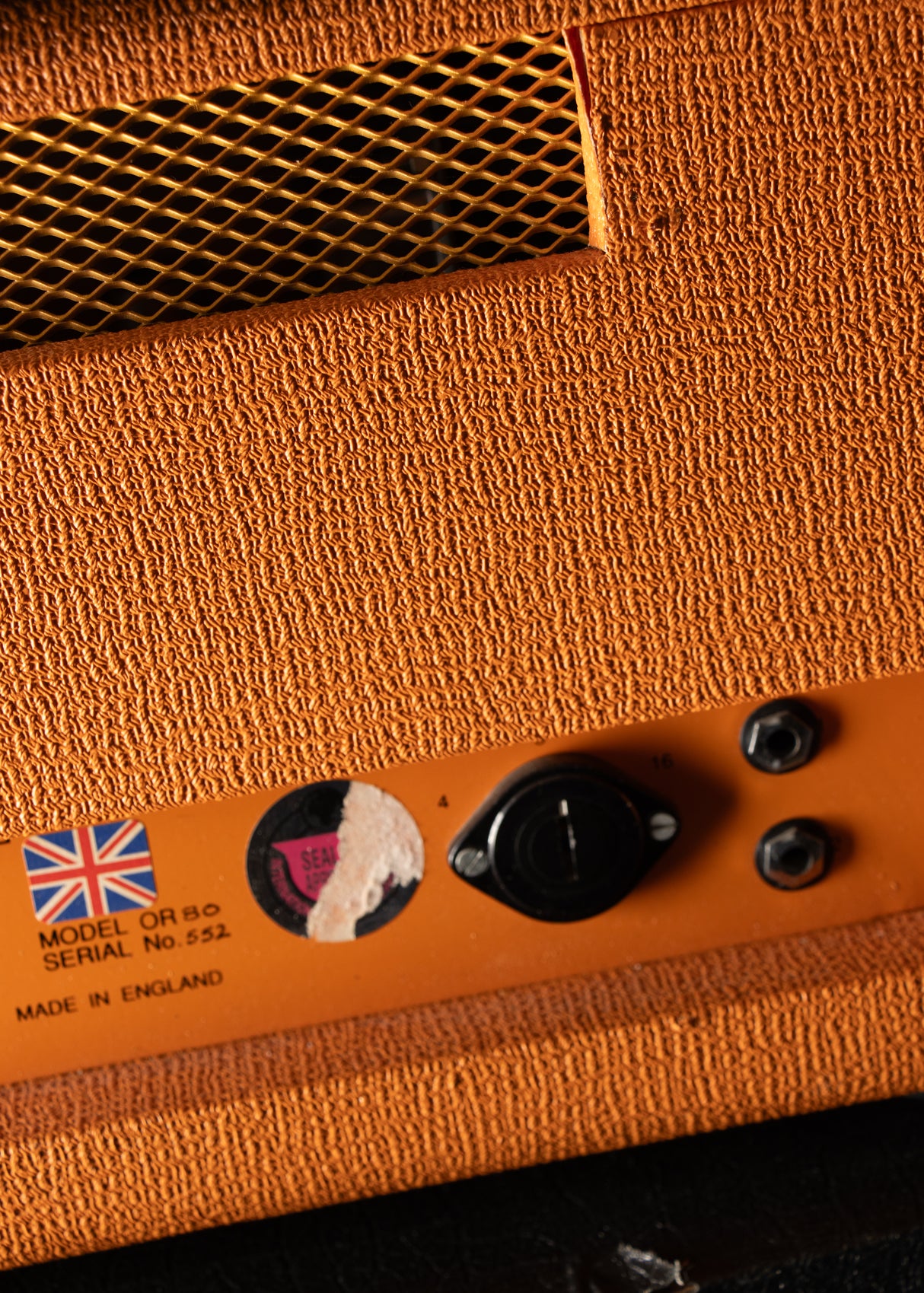 1990s Orange OR80 Head, Formerly Owned by Justin York of Paramore