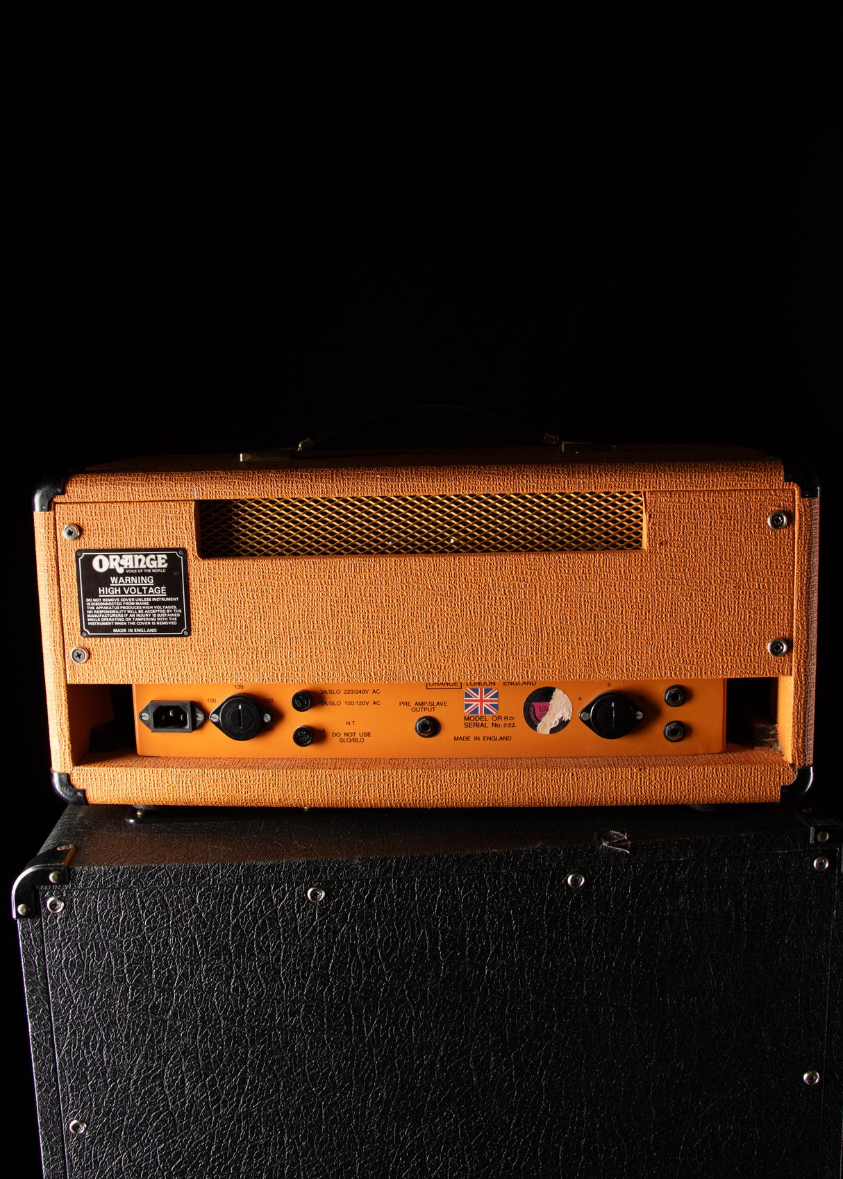 1990s Orange OR80 Head, Formerly Owned by Justin York of Paramore