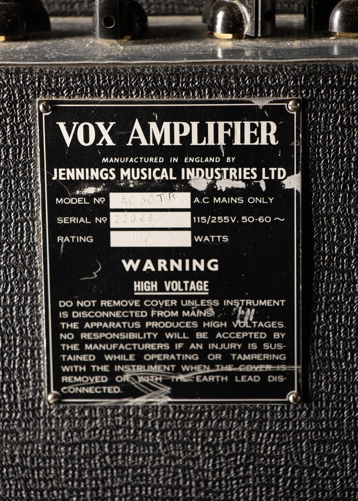 1965 Vox JMI AC-30 Top Boost