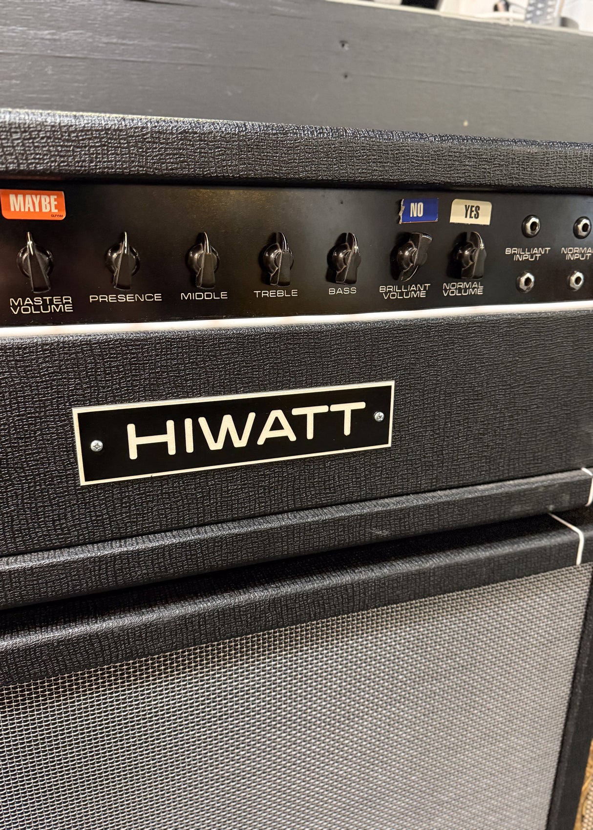 1970S HiWatt DR504 Combo/Head Conversion w/2x12 cab