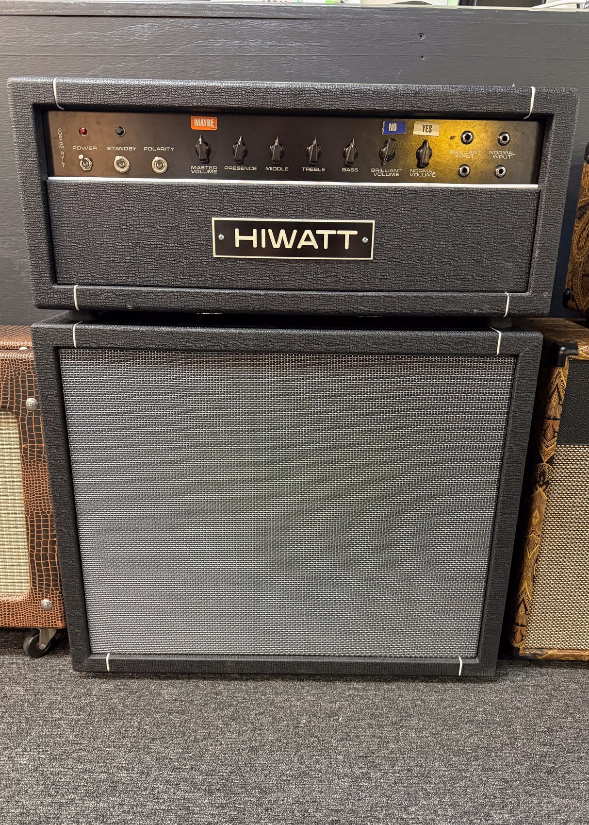 1970S HiWatt DR504 Combo/Head Conversion w/2x12 cab