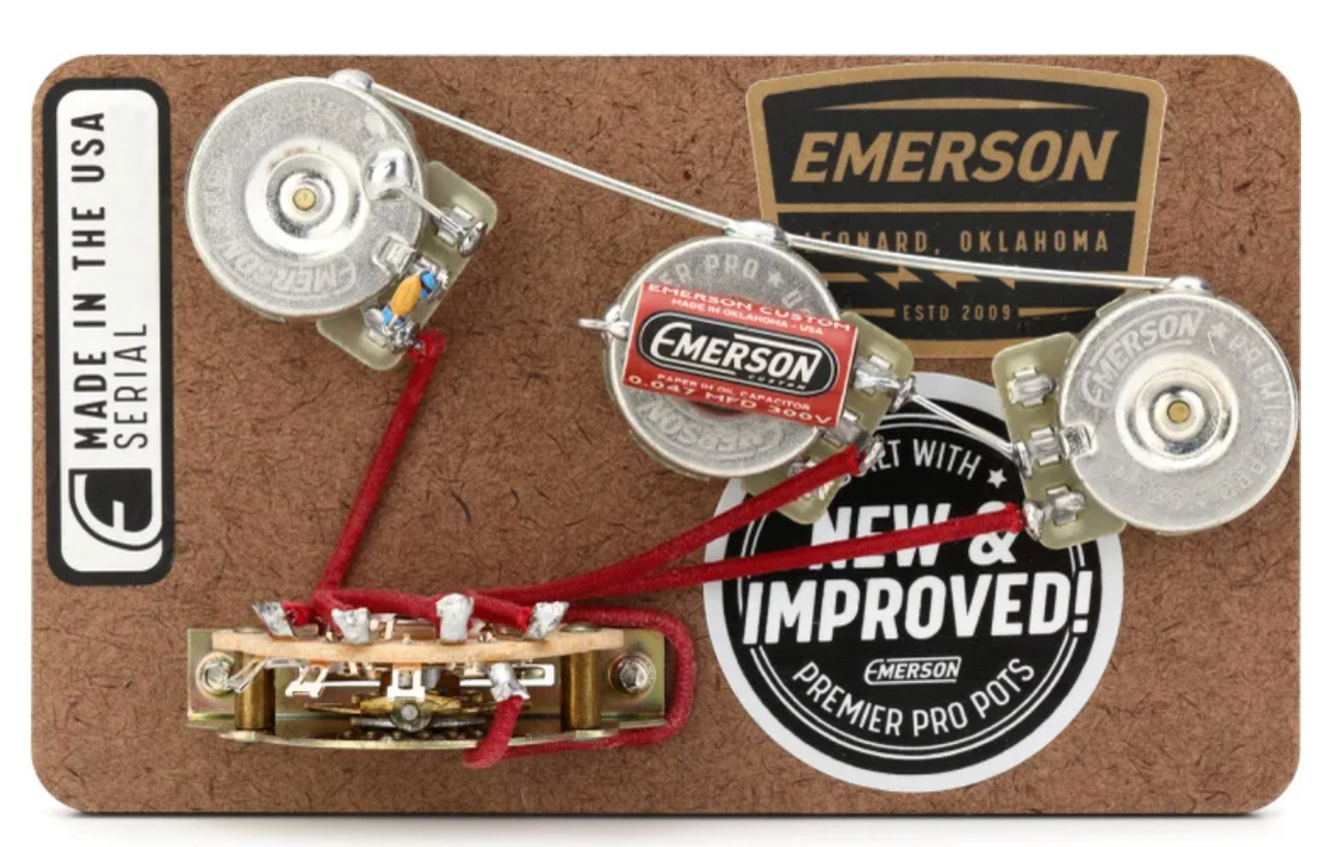 Emerson Custom - 5-Way Strat Prewired Kit