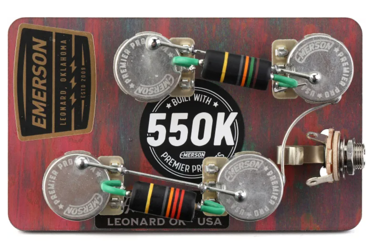 Emerson Custom - 550K Series - Les Paul Prewired Kit