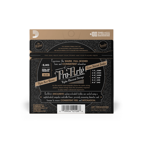 D'Addario EJ45 Pro-Arte Classical Guitar Strings - Normal Tension