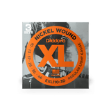 D'Addario EXL110 XL Nickel Wound Electric Guitar Strings - .010-.046 Regular Light (3-Pack)