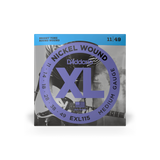 D'Addario EXL115 XL Nickel Wound Electric Guitar Strings - .011-.049 Medium