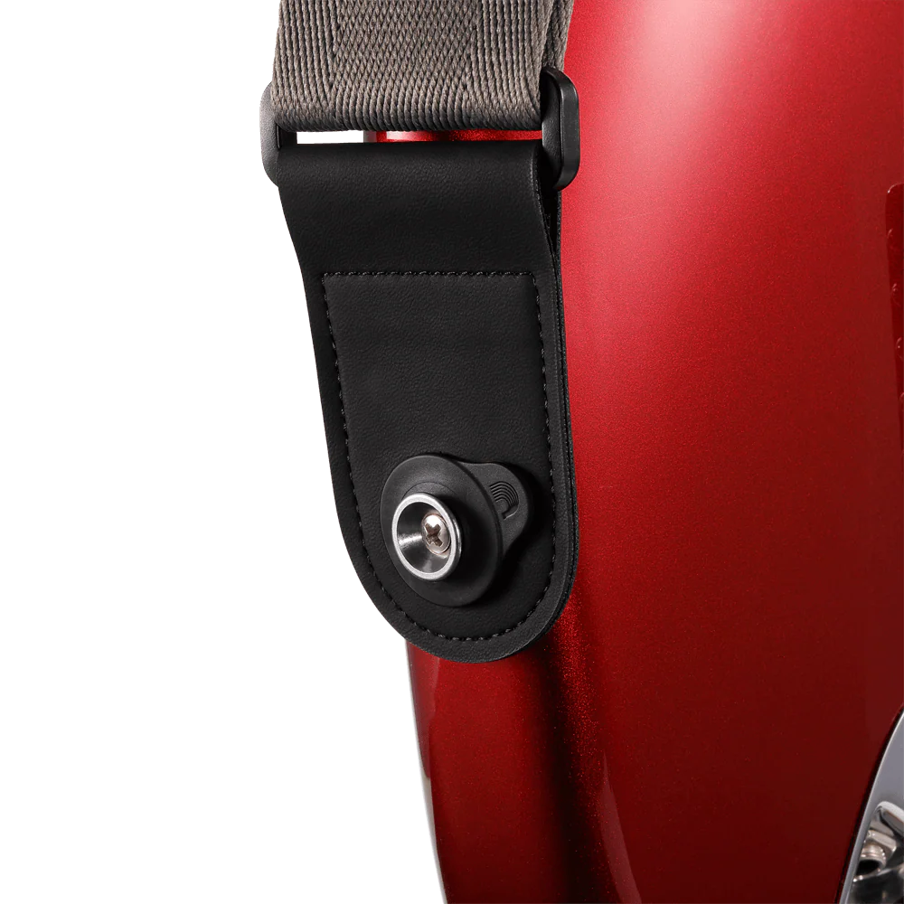 D'Addario Flex Lock Strap Blocks Black